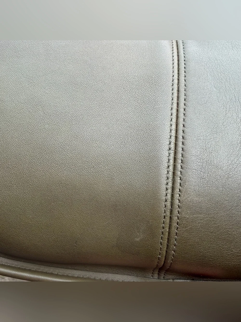 RARE Coach Ergo Pocket Zip #9033 Loden Green Leather VTG 90s Hobo Shoulder Bag